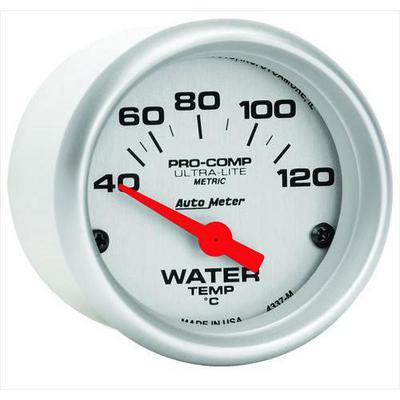 Auto Meter Ultra-Lite Electric Metric Unit (Celsius) Water Temperature Gauge - 4337-M